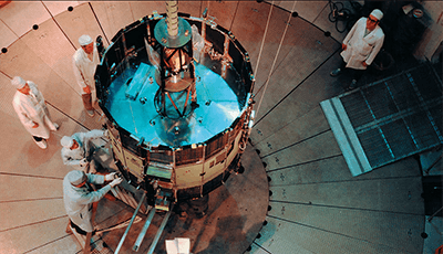 Satélite a ser inspecionado