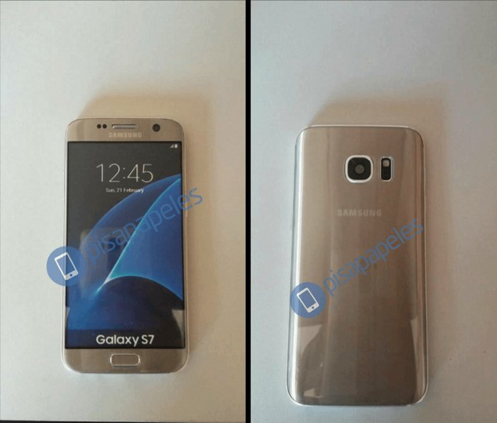 Nova foto do Galaxy S7 em Dourado