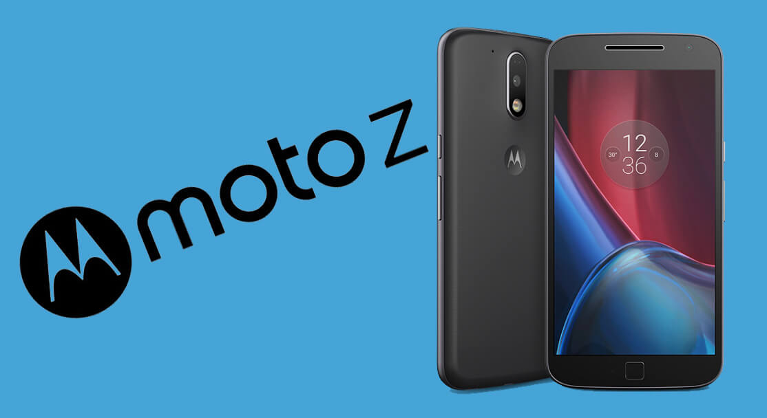 Imagem alusiva ao Moto Z com Moto G4 na figura