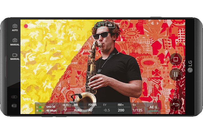 LG V30 Smartphone Qualidade de Som