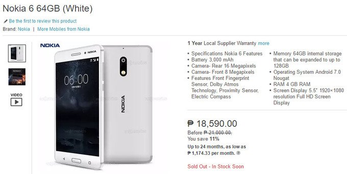 Nokia 6