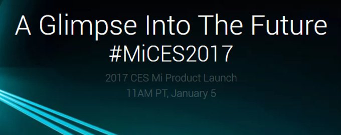 Xiaomi Teaser CES 2017