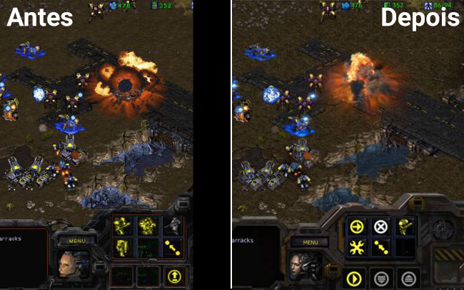 Antes e Depois StarCraft