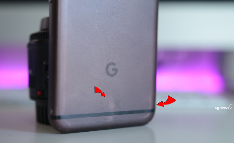 Google Pixel com perda de cor