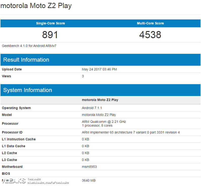 Moto Z2 Play