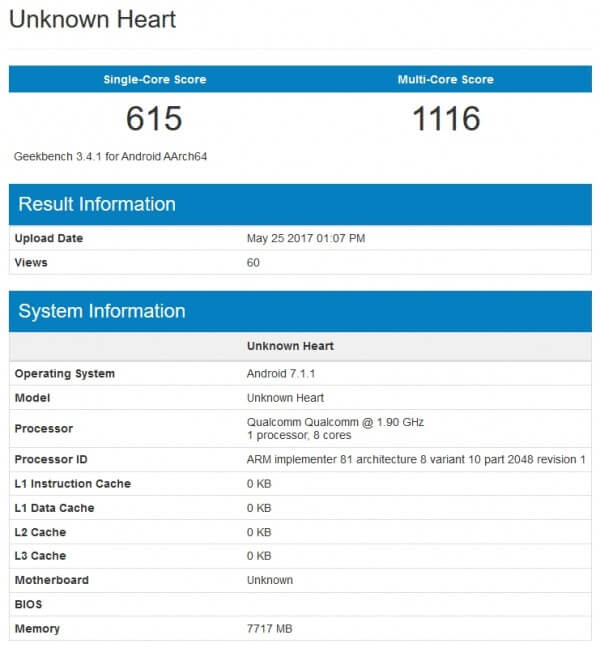 Nokia 9 com alegados 8GB de RAM