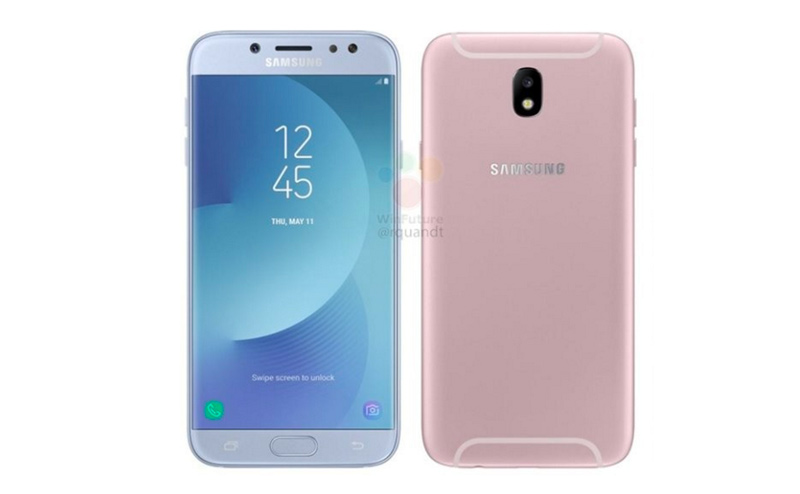 Exemplos dos modelos Samsung Galaxy J7, J5 e J3