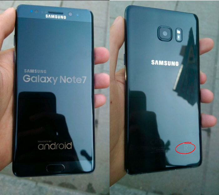 Alegado Samsung Galaxy Note 7R