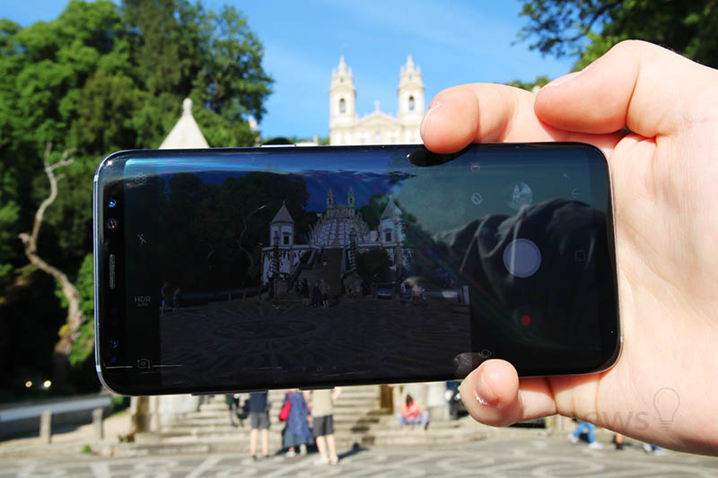 Samsung Galaxy S8 modo de retrato