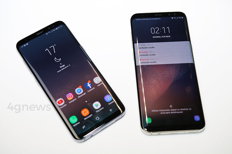 Samsung Galaxy S8 Galaxy S8+ segurança