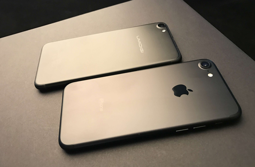 UMIDIGI G, a réplica do iPhone 7