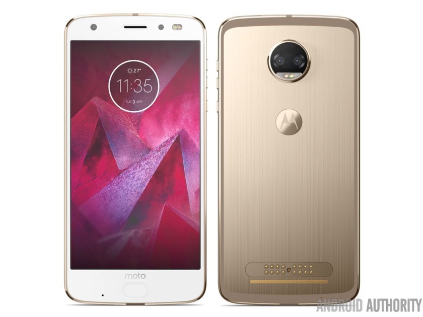 Alegado Moto Z2 Force; Imagem: Android Authority