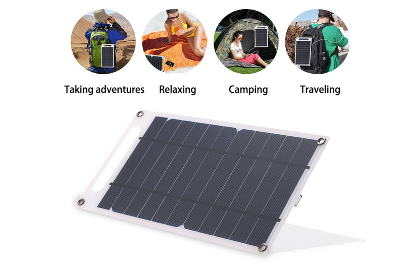 Carregador solar, perfeito para aventuras