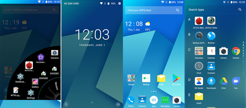 Novo User Interface da Doogee