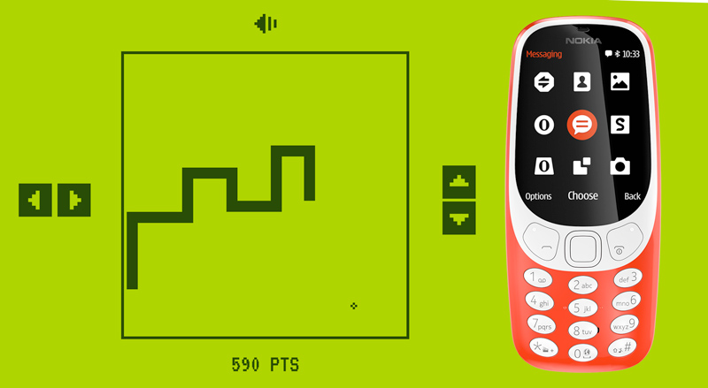 Prova que és master no jogo Snake e ganha um Nokia 3310
