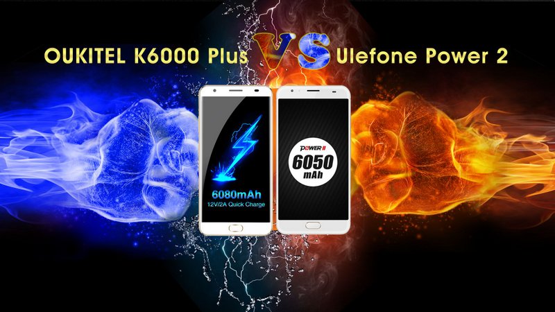 OUKITEL K6000 Plus Ulefone Power 2