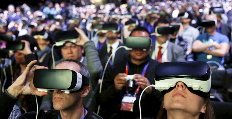 Realidade Virtual evento Samsung | Crédito Business insider