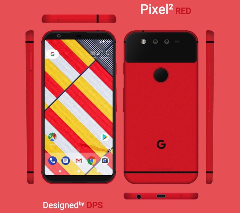 Conceito do Google Pixel 2; Imagem: Deepal Pallav Suthar