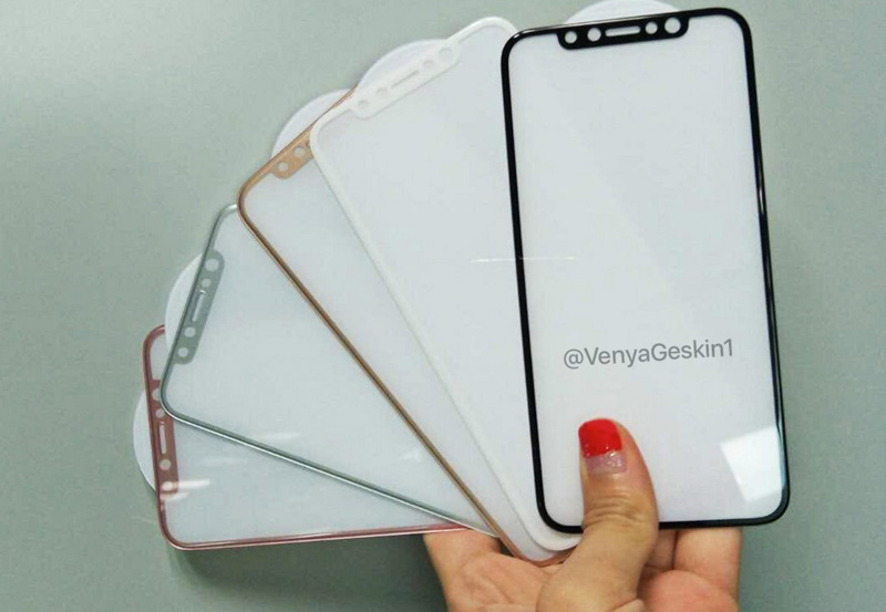 Alegados ecrãs do iPhone 8