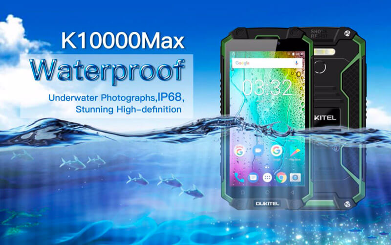 Este é o novo Oukitel K10000 Max com IP68