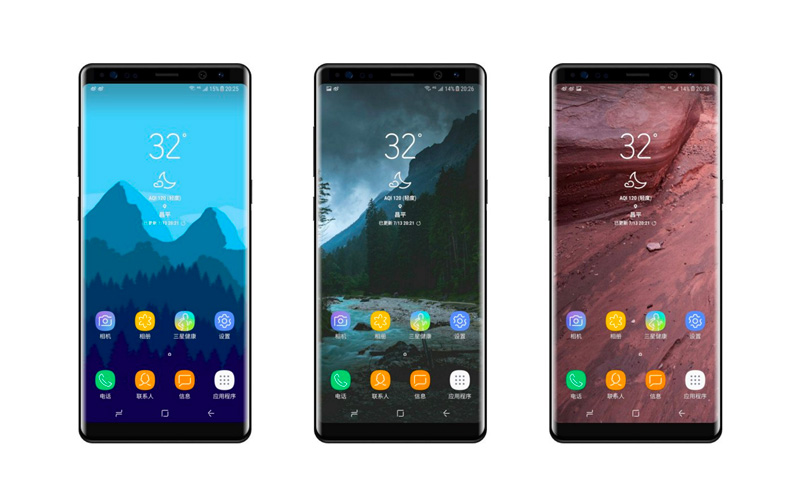 Renders do Samsung Galaxy Note 8