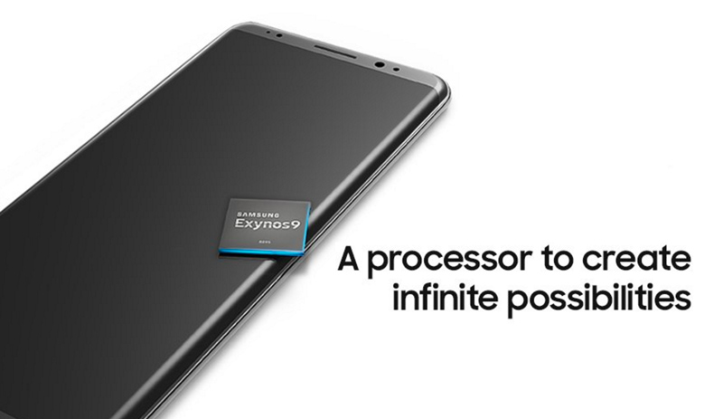 Imagem publicada pela Exynos | Samsung Galaxy Note 8 |