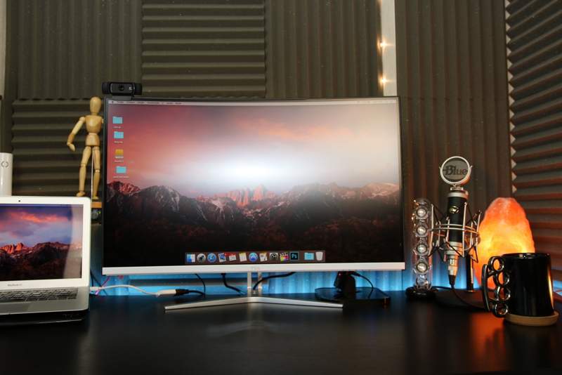 TCL T32M6C- Análise - Monitor Curvo