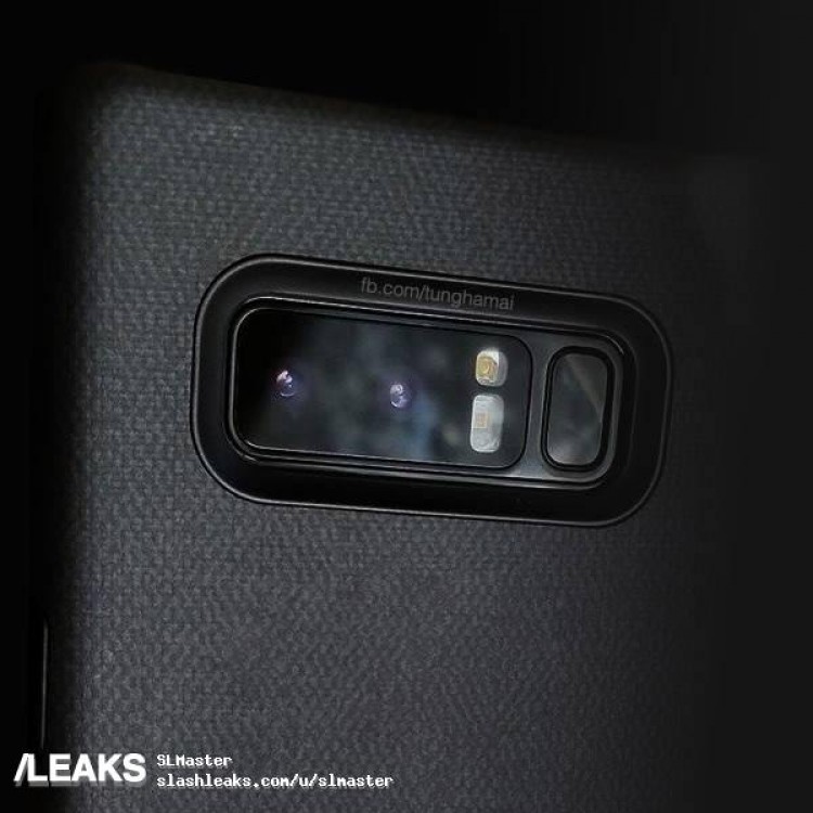 Será assim a Dual-Câmara do Samsung Galaxy Note 8? Imagem: Slashleaks
