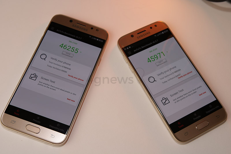 Samsung Galaxy J5 (2017) Samsung Galaxy J7 (2017) 4gnews Review Análise Smartphone