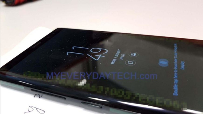 Samsung Galaxy Note 8 fotos reais
