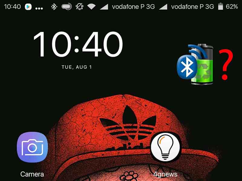 Bateria dos Gadgets Bluetooth no Android