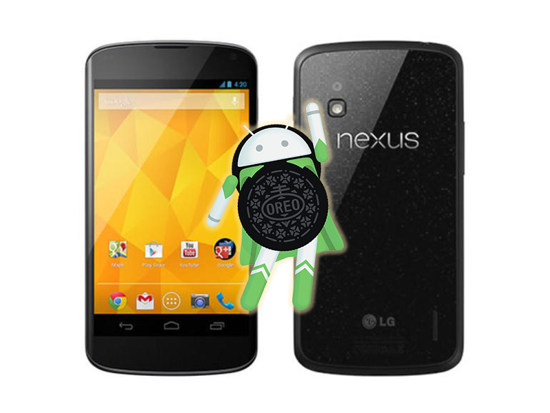 Android Oreo Google Nexus 4