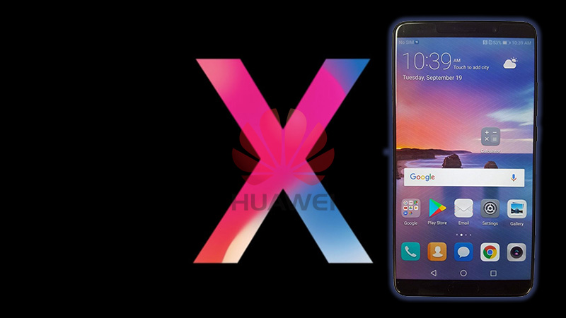 Apple iPhone X Huawei Mate X
