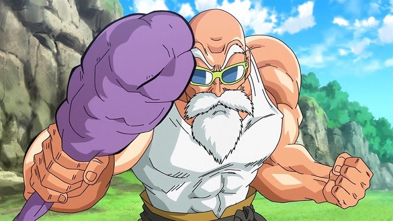 Mestre Roshi Dragon Ball Super Anime Torneio do Poder