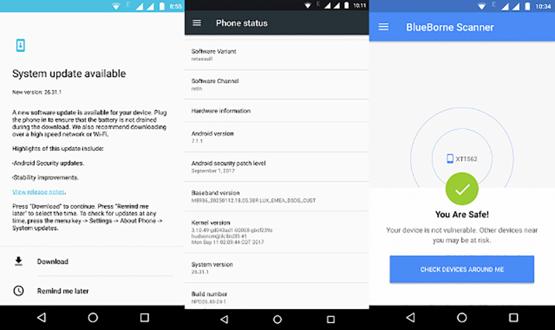 Motorola Moto X Play BlueBorne