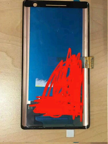Alegado Painel frontal do Nokia 9