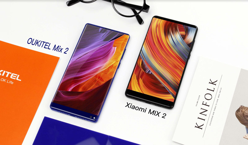 Oukitel compara o Oukitel Mix 2 ao Xiaomi Mi Mix 2 (vídeo)