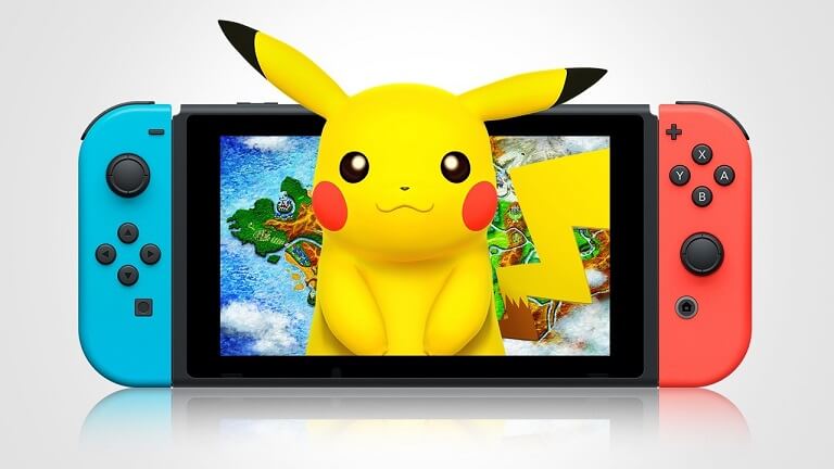 por onde passa o pokémon na Nintendo Switch