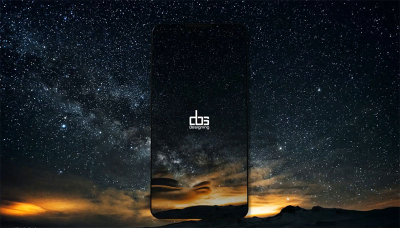 Concept do Samsung Galaxy S9; Imagem: DBS Designing Samsung Galaxy S9 Plus