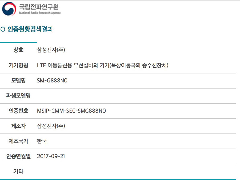 Samsung Galaxy X smartphone