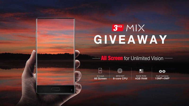 Regista o teu email e habilita-te a ganhar um Ulefone Mix