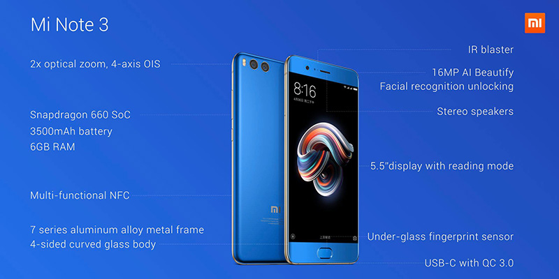 Xiaomi Mi Note 3