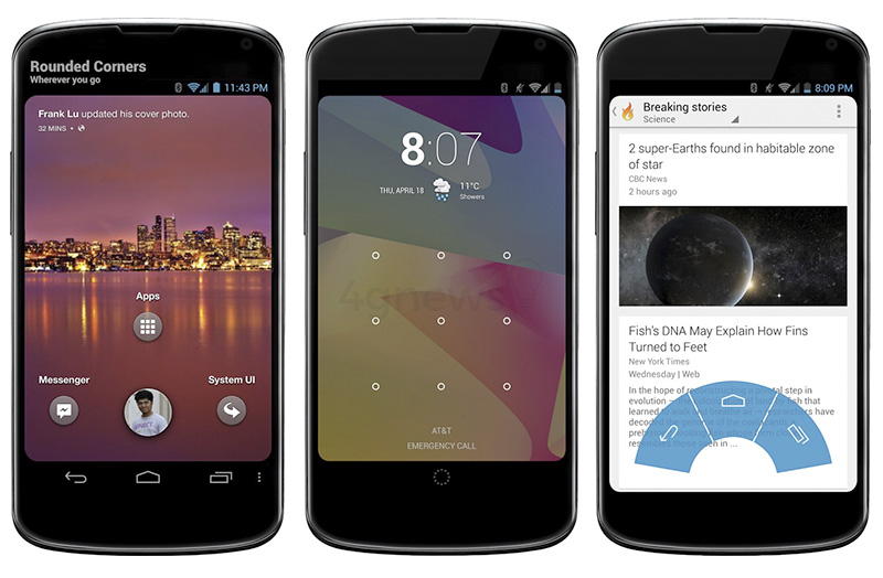 Cantos Arredondados Android smartphone Google Play Store