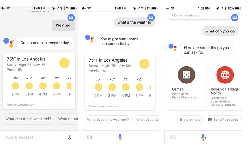 Apple iOS Google Assistant iPhone