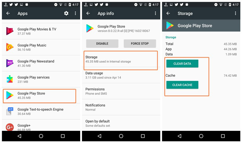 Como resolver os principais erros da Google Play Store no Android