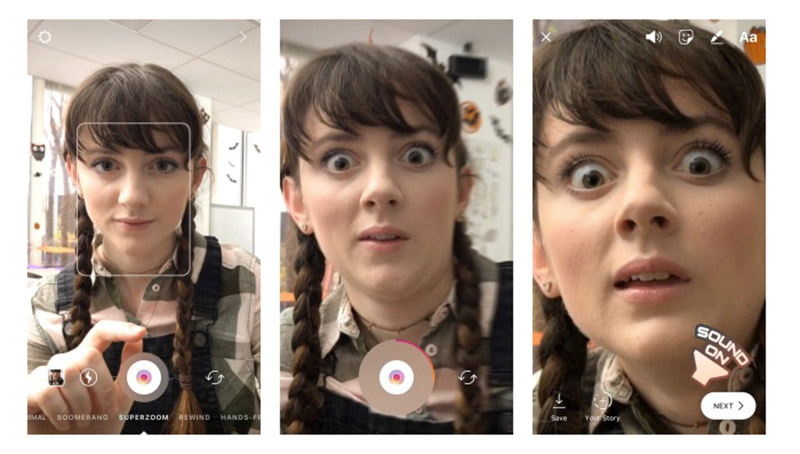 Instagram SuperZoom