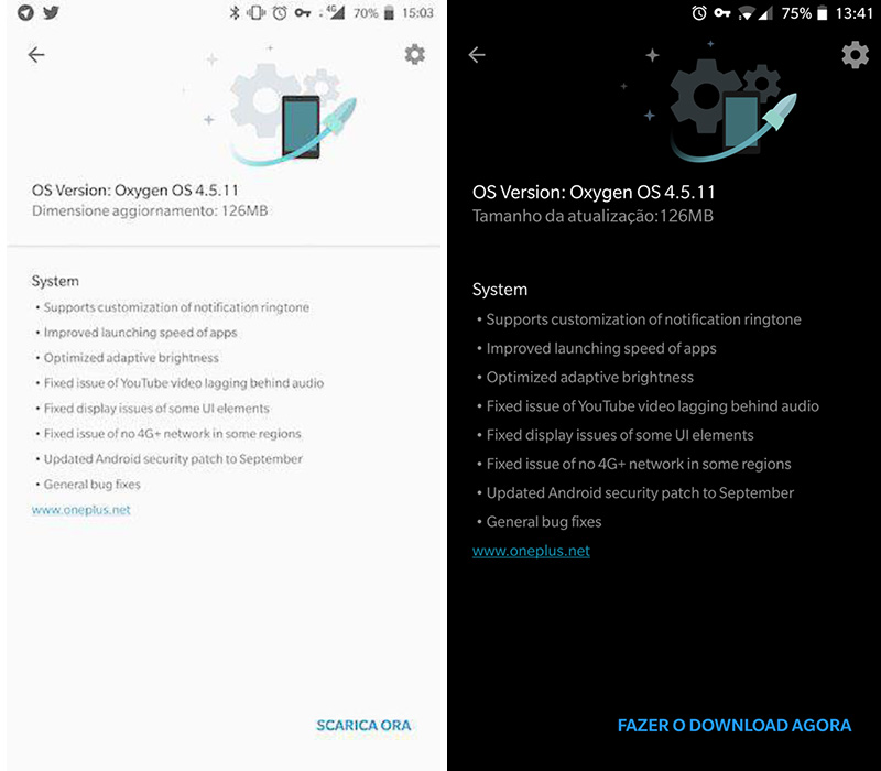 OxygenOS 4.5.11 OnePlus 5