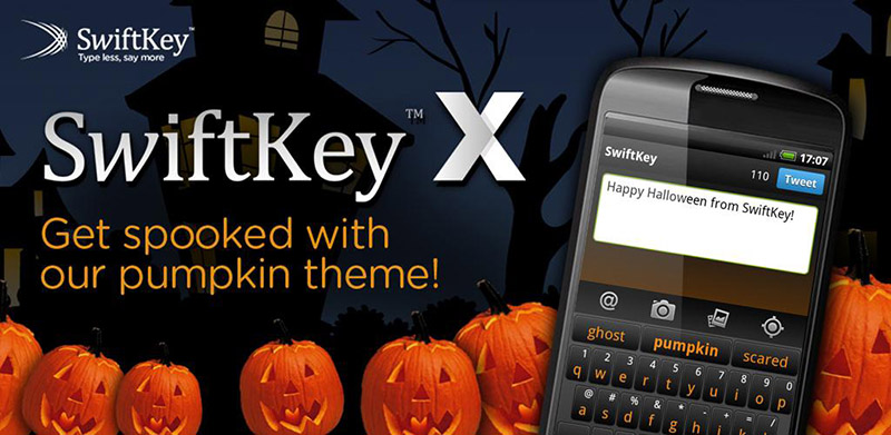 Swiftkey Halloween novos truques