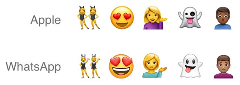 WhatsApp emojis nova versão 3