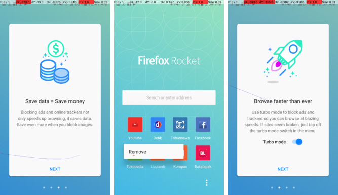Mozilla Firefox Rocket Browser